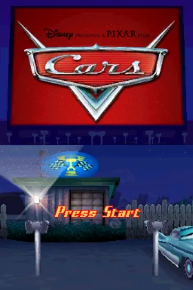 Cars (Japan) screen shot title